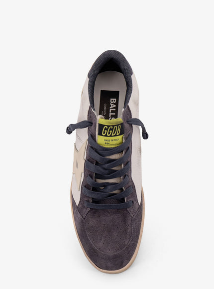 Golden Goose Deluxe Brand Ballstar Leather Sneakers And Suede With Side Logo