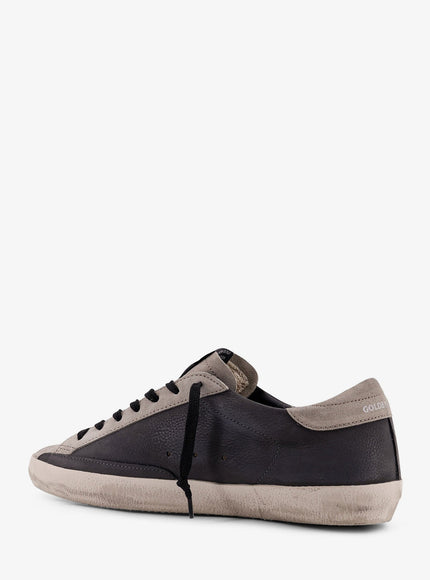 Golden Goose Deluxe Brand Superstar Leather Sneakers With Side Logo