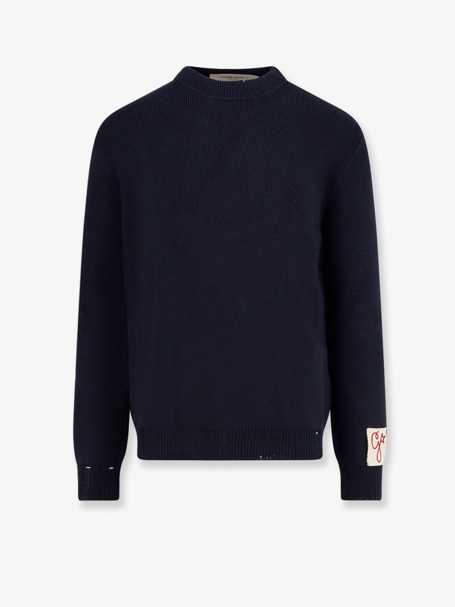 Golden Goose Deluxe Brand Cotton Sweater Dark Blue