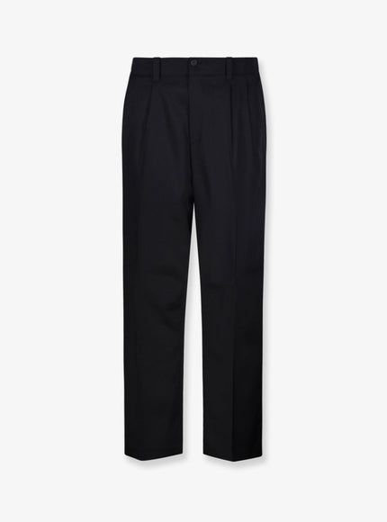 Golden Goose Deluxe Brand Isiah Virgin Wool Trousers Black