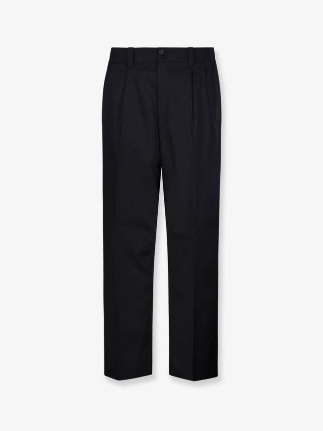 Golden Goose Deluxe Brand Isiah Virgin Wool Trousers Black