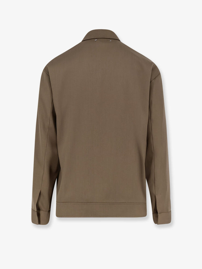Golden Goose Deluxe Brand Coach Wool And Cotton Jacket