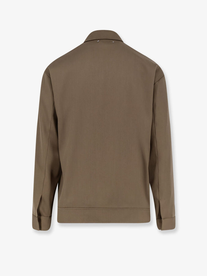Golden Goose Deluxe Brand Coach Wool And Cotton Jacket