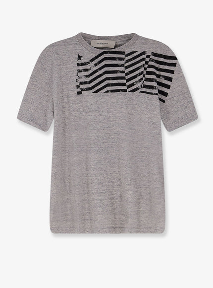 Golden Goose Deluxe Brand Cotton T-Shirt Greymelange