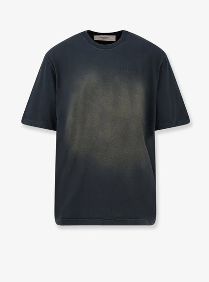 Golden Goose Deluxe Brand Unisex Cotton T-Shirt Bleached Washed Black