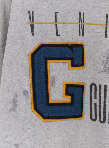 Golden Goose Deluxe Brand Cotton Sweatshirt With Print On The Front