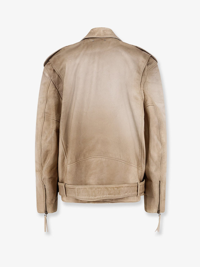 Golden Goose Deluxe Brand Phoebe Over Leather Jacket