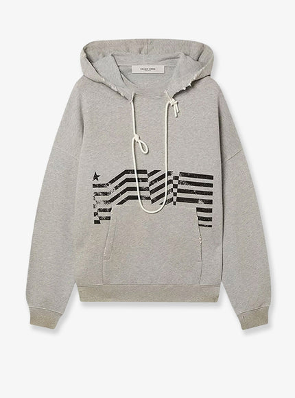 Golden Goose Deluxe Brand Cotton Sweatshirt Alluminiumgrey