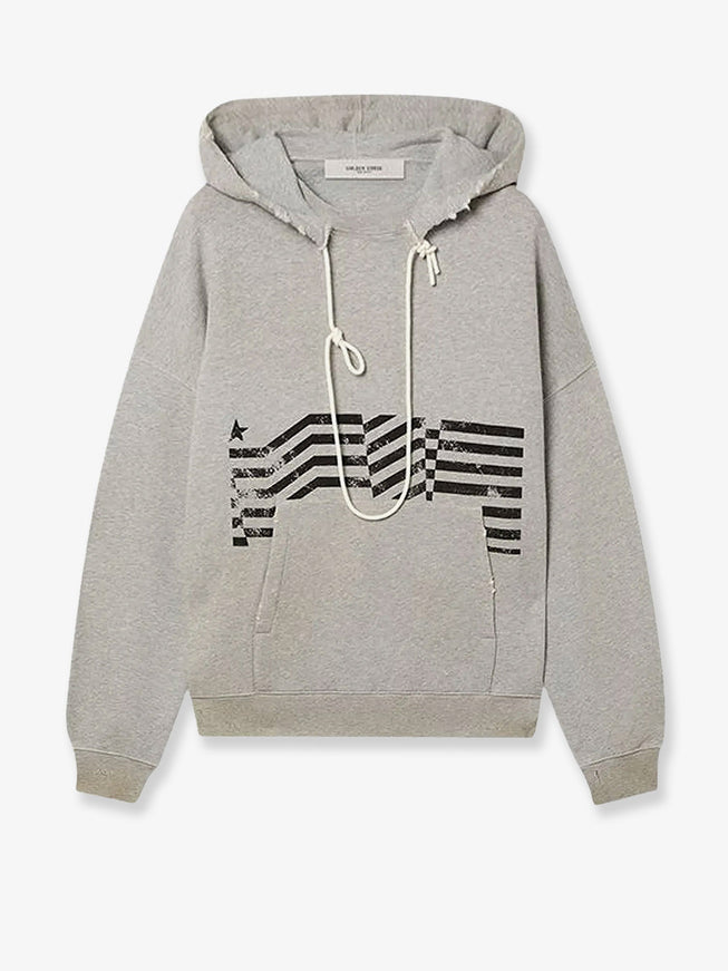 Golden Goose Deluxe Brand Cotton Sweatshirt Alluminiumgrey