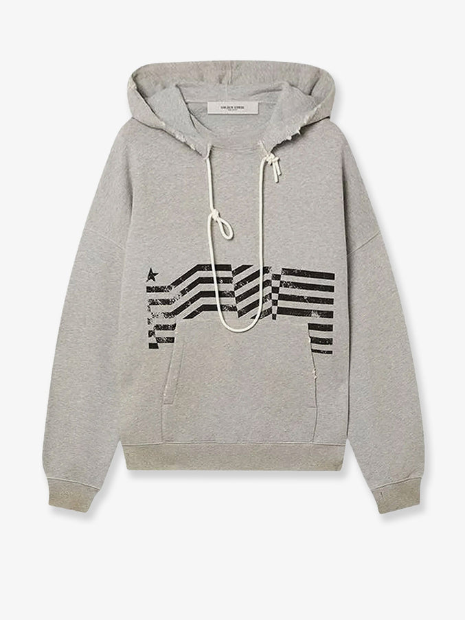 Golden Goose Deluxe Brand Cotton Sweatshirt Alluminiumgrey
