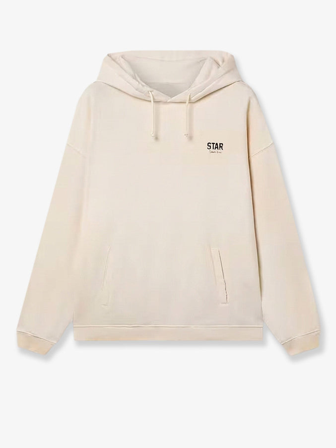 Golden Goose Deluxe Brand Oversized Cotton Sweatshirt Artic Wolf
