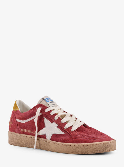 Golden Goose Deluxe Brand Ball Star With Padded Collar Leather Sneakers