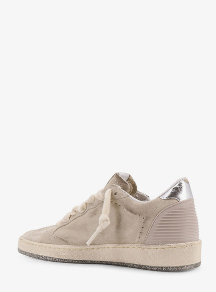 Golden Goose Deluxe Brand Ballstar Suede Sneakers With Logo Patch On The Side
