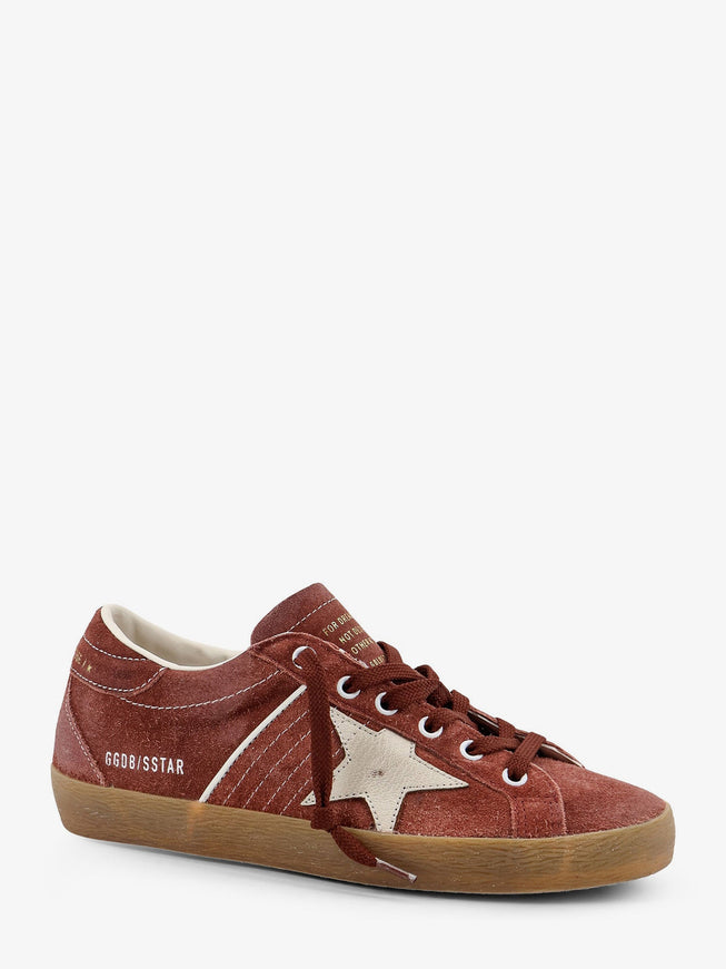 Golden Goose Deluxe Brand Super Star Suede Sneakers With Logo On The Side