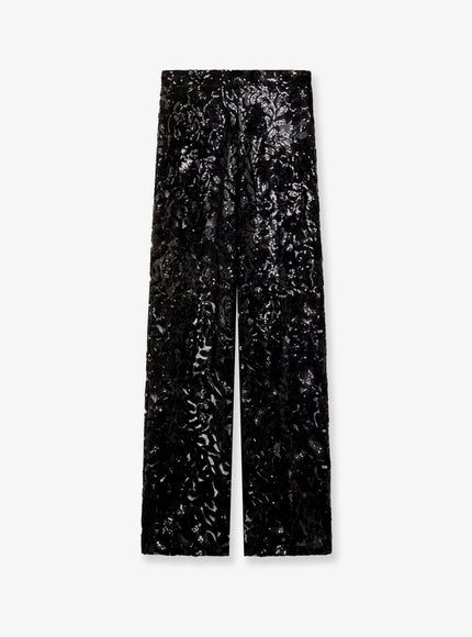 Golden Goose Deluxe Brand Onia Tulle Trousers With Sequins Black
