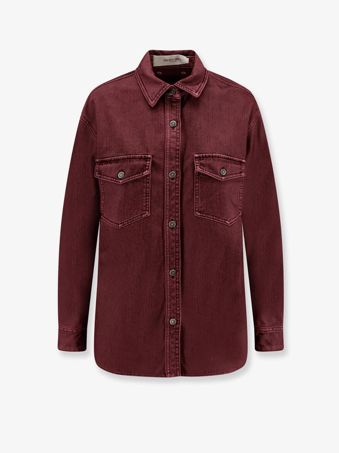 Golden Goose Deluxe Brand Patty Cotton Shirt Port Royale