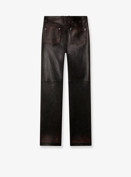Golden Goose Deluxe Brand Peg Leather Trousers