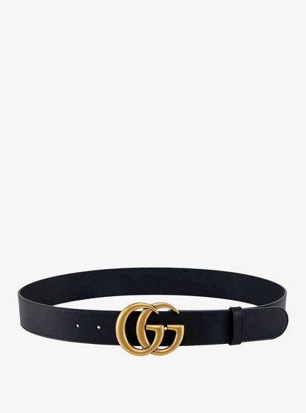 Gucci Gg Marmont Leather Belt Black