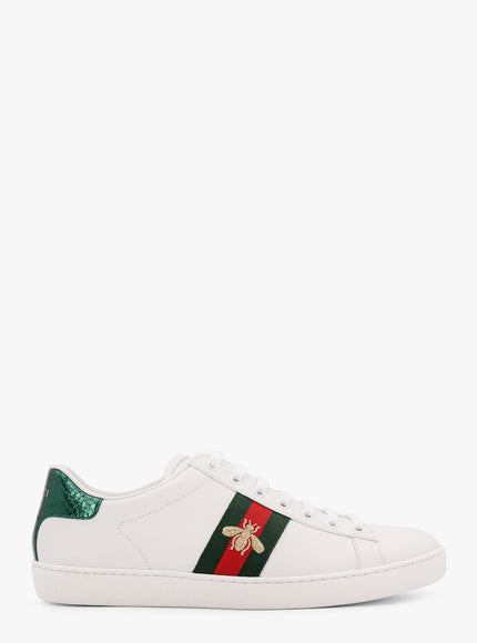 Gucci Ace Leather Sneakers Verd