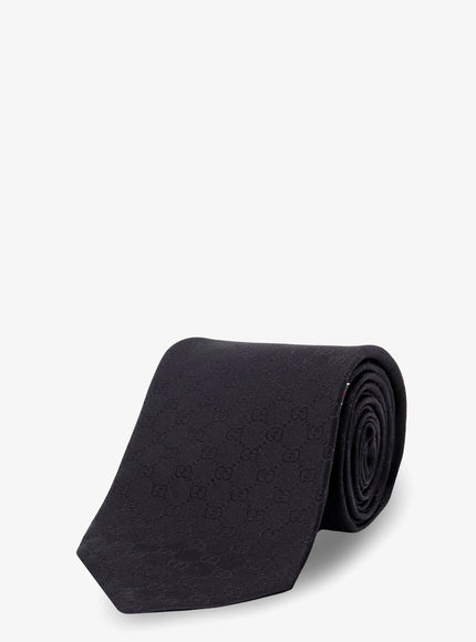 Gucci Fedra Silk Tie Uni Black