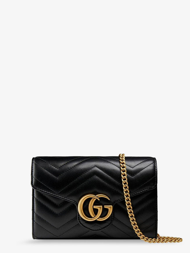 Gucci Gg Marmont Quilted Leather Shoulder Bag Uni Nero Nero