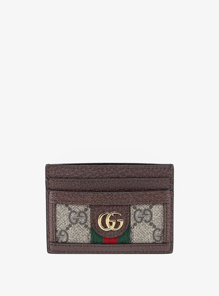 Gucci Ophidia Gg Supreme Fabric Card Holder Uni Acero
