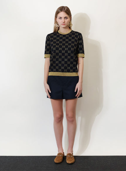 Gucci Gg Cotton Blend Sweater