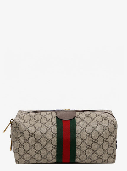 Gucci Gg Supreme Fabric Beauty Case