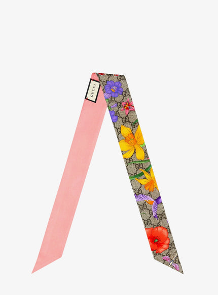 Gucci Silk Bandeau Uni Beige Pink