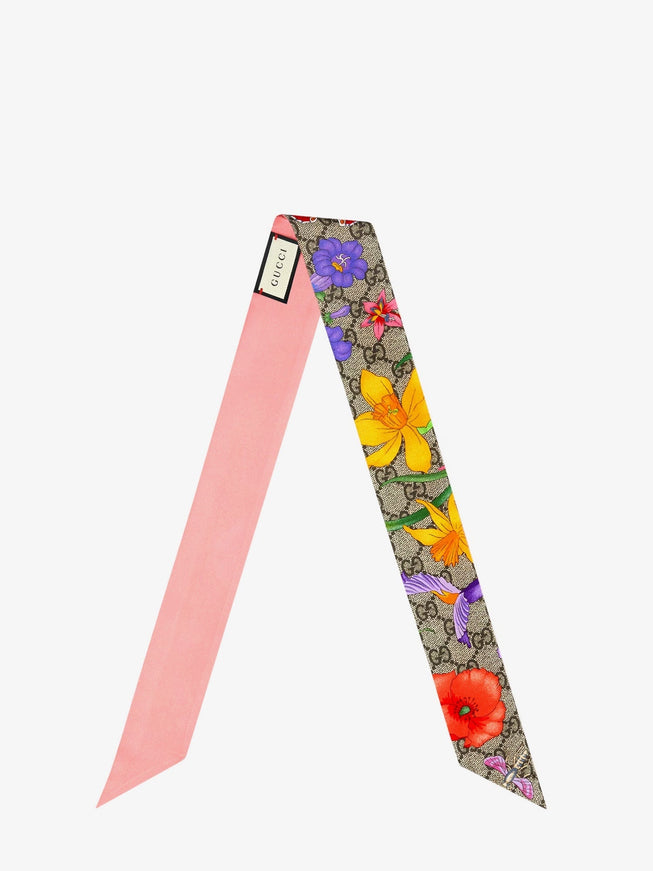 Gucci Silk Bandeau Uni Beige Pink