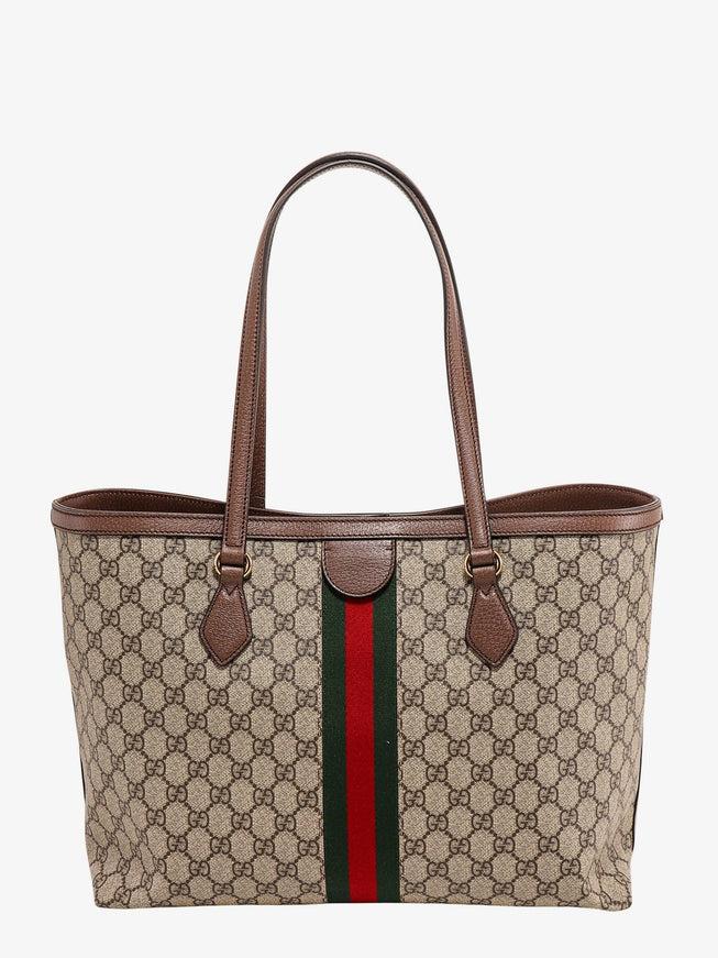 Gucci Coated Canvas Ophidia Shopping Bag With Supreme Gg Fabric