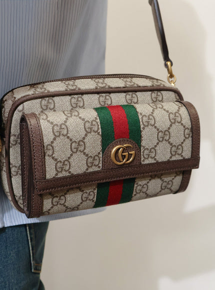 Gucci Ophidia Gg Fabric Crossbody Bag