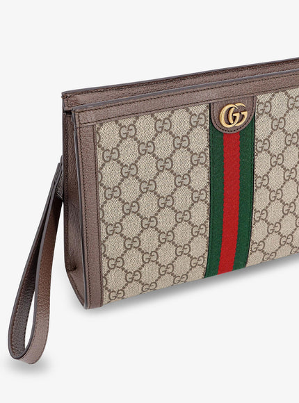 Gucci Ophidia Gg Fabric Clutch