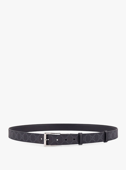 Gucci Reversible Gg Fabric Belt Black
