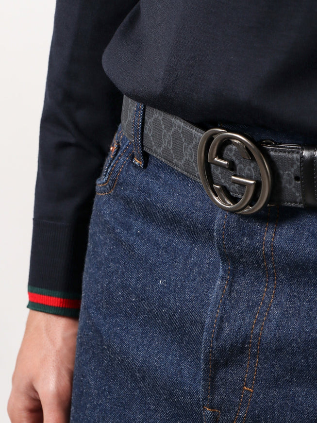 Gucci Gg Supreme Fabric Belt