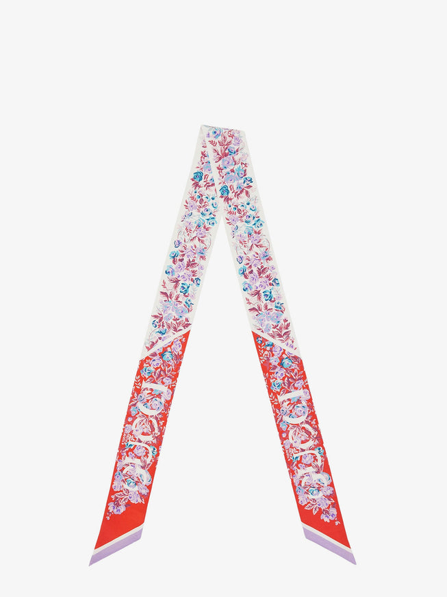 Gucci Multicolor Silk Bandeau Uni Orange