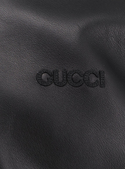 Gucci Leather And Wool Jacket