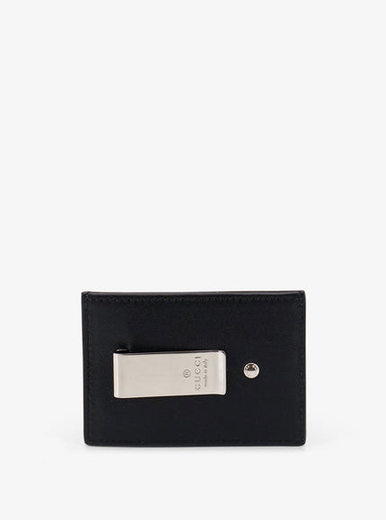 Gucci Gg Marmont Leather Card Holder With Money Clip