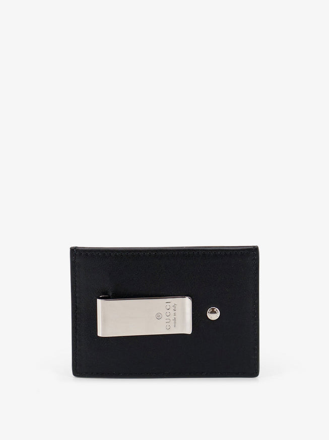 Gucci Gg Marmont Leather Card Holder With Money Clip