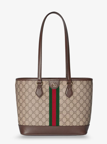 Gucci Ophidia Gg Fabric Shopping Bag Uni Beige