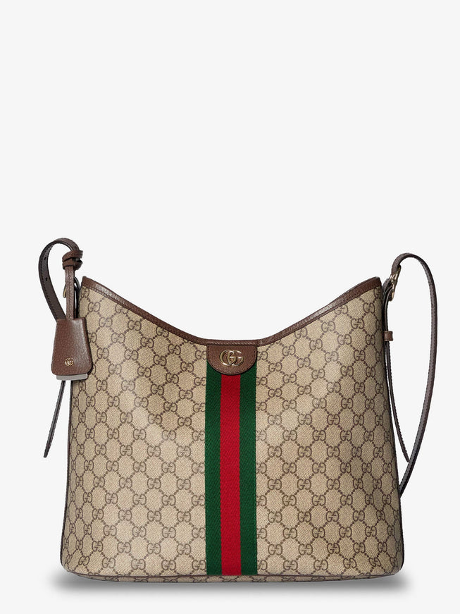 Gucci Ophidia Gg Fabric Shoulder Bag Uni Beige