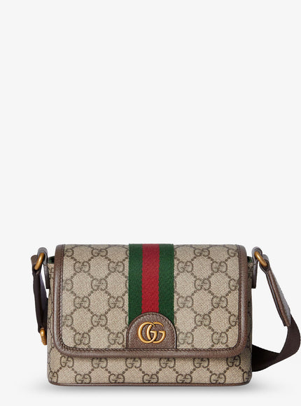 Gucci Mini Ophidia Gg Fabric Crossbody Bag Uni Acero
