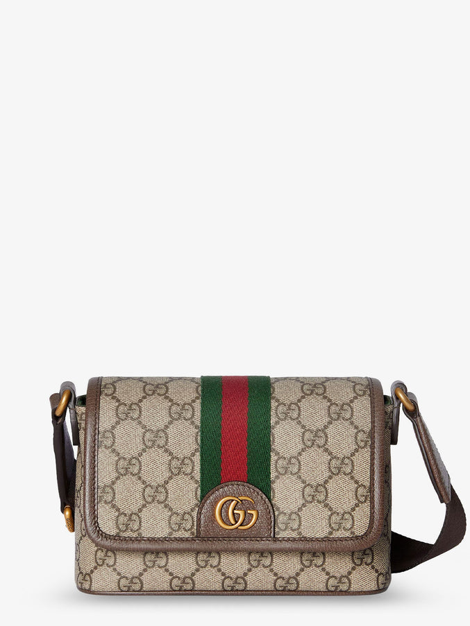 Gucci Mini Ophidia Gg Fabric Crossbody Bag Uni Acero