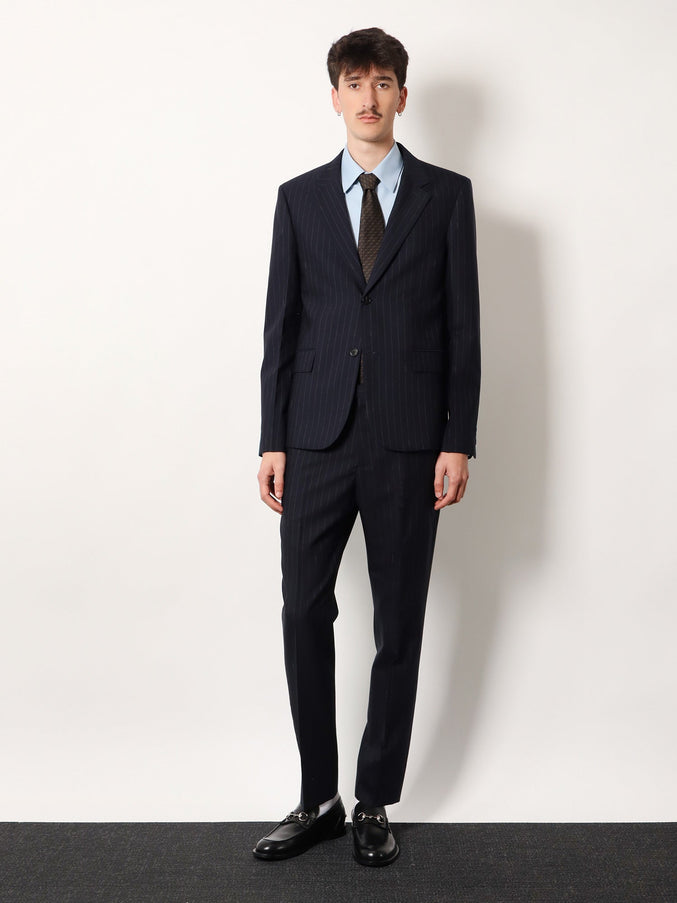 Gucci Gucci Pinstripe Wool Single-Breasted Blazer