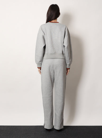 Gucci Cotton Sweatshirt With Web Detail