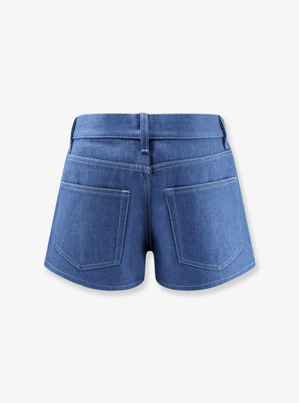 Gucci Cotton Shorts With Frontal Iconic Horsebits