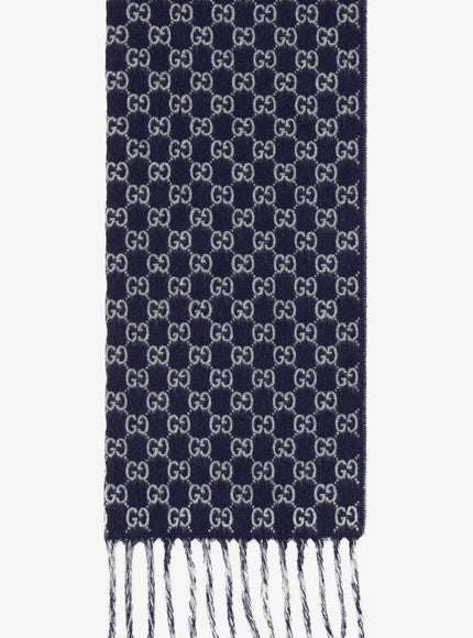 Gucci Wgg Wool And Cashmere Scarf