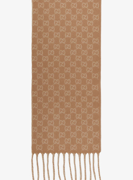 Gucci Wgg Wool And Cashmere Scarf