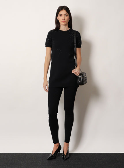 Gucci Viscose Blend Leggings With All-Over Gg Motif