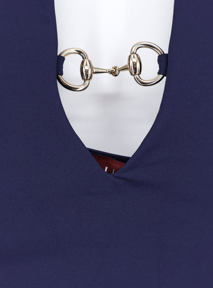 Gucci One-Piece Swimsuit With Horsebit Details
